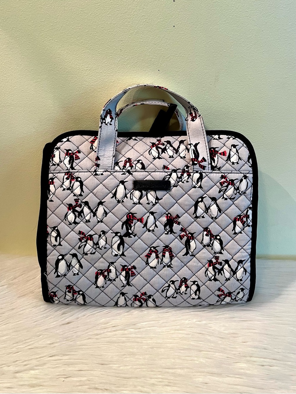 Vera Bradley Iconic Hanging Travel Organizer Playful Penguins